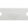 Olfa OLFA GSB-2S/6B 30MM Stainless Steel Glass Scraper Blades for GSR-2 Mini Glass Scraper 6 Pack 1141614
